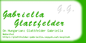 gabriella glattfelder business card